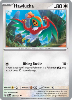 Hawlucha single card from Pokemon