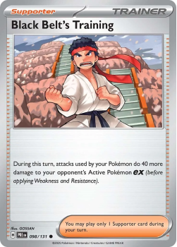 Black Belt's Training single card from Pokemon