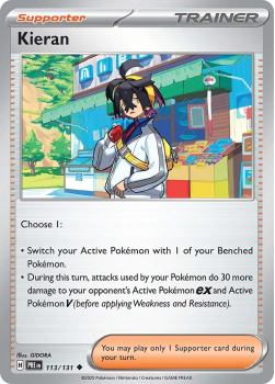Kieran single card from Pokemon