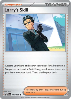 Larry's Skill single card from Pokemon