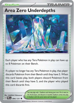 Area Zero Underdepths single card from Pokemon