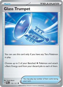 Glass Trumpet single card from Pokemon