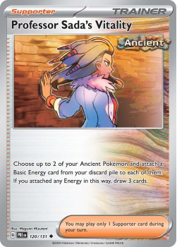 Professor Sada's Vitality single card from Pokemon