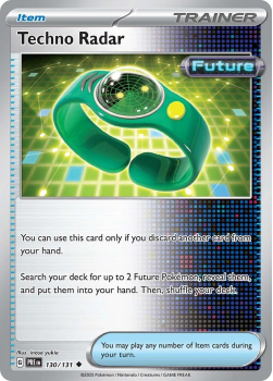 Techno Radar single card from Pokemon