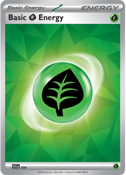Grass Energy (REVERSE HOLO) single card from Pokemon