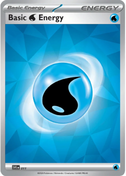 Water Energy (REVERSE HOLO) single card from Pokemon