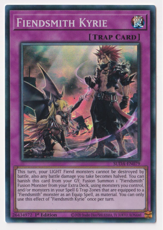 Fiendsmith Kyrie (Super Rare) : SUDA-EN079 - Yu-Gi-Oh! Single Card Fiendsmith Kyrie (Super Rare) : SUDA-EN079 - Yu-Gi-Oh! Single Card