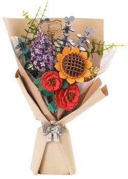 Rowood DIY Wooden Flower Bouquet 3D Wooden Puzzle