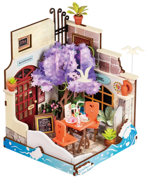 Rolife Sea Holiday Restaurant DIY Miniature House