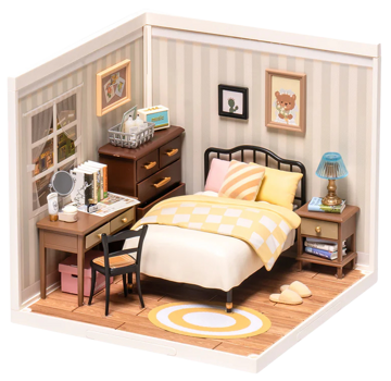 Rolife Sweet Dream Bedroom DIY Plastic Miniature House
