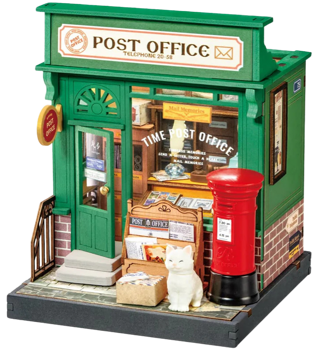 Rolife Century Post Office DIY Miniature House DS037