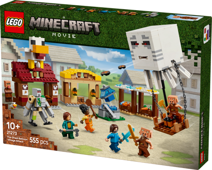 LEGO® Minecraft® The Ghast Balloon Village Attack (21273)
