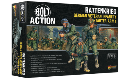 Bolt Action - 3rd Edition Rattenkrieg - German Veteran Infantry Starter Army