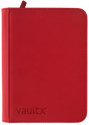 Vault X 4-Pocket Exo-Tec Zip Binder Fire Red - Image 3