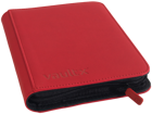 Vault X 4-Pocket Exo-Tec Zip Binder Fire Red - Image 4