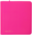 Vault X 12-Pocket Exo-Tec Zip Binder Neon Pink - Image 2