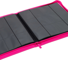 Vault X 12-Pocket Exo-Tec Zip Binder Neon Pink - Image 5