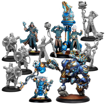 Warmachine: Cygnar Storm Forge Command Cadre