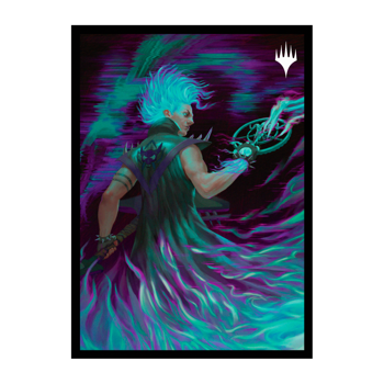 Ultra Pro Aetherdrift 100ct Deck Protector Sleeves Winter, Cursed Rider