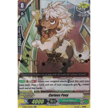 Curious Pony (Hot Stamped) : V-SS01-053 - Cardfight!! Vanguard Single Card