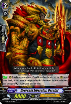 Overcast Liberator, Geraint : BT12-052 - Cardfight!! Vanguard Single Card