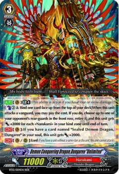 Demon Conquering Dragon, Dungaree "Unlimited" : BT12-004 - Cardfight!! Vanguard Single Card