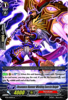 Resonance Hammer Wielding Exorcist Knight : BT12-028 - Cardfight!! Vanguard Single Card