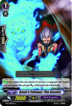 Amon's Follower, Phu Geenlin : BT12-080 - Cardfight!! Vanguard Single Card