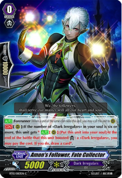 Amon's Follower, Fate Collector : BT12-083 - Cardfight!! Vanguard Single Card