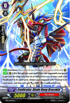 Eradicator, Blade Hang Dracokid : BT12-059 - Cardfight!! Vanguard Single Card