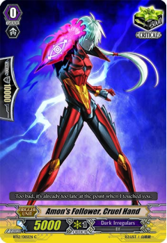 Amon's Follower, Cruel Hand : BT12-085 - Cardfight!! Vanguard Single Card