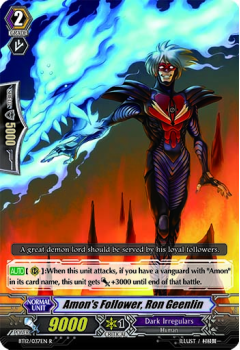 Amon's Follower, Ron Geenlin : BT12-037 - Cardfight!! Vanguard Single Card