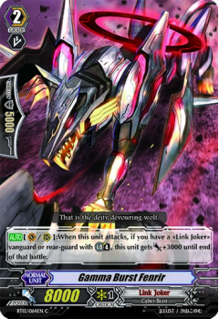 Gamma Burst Fenrir : BT12-064 - Cardfight!! Vanguard Single Card