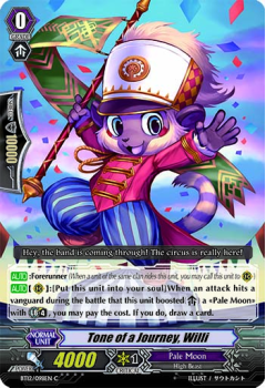 Tone of a Journey, Willi : BT12-098 - Cardfight!! Vanguard Single Card