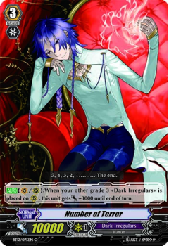 Number of Terror : BT12-075 - Cardfight!! Vanguard Single Card