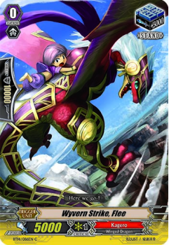Wyvern Strike, Flee single card from Cardfight!! Vanguard