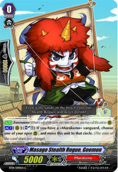 Masago Stealth Rogue, Goemon single card from Cardfight!! Vanguard