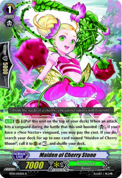 Maiden of Cherry Stone single card from Cardfight!! Vanguard