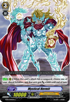 Mystical Hermit single card from Cardfight!! Vanguard