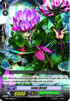 Lotus Druid single card from Cardfight!! Vanguard