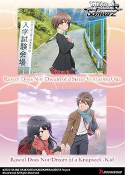 Weiss/Schwarz Rascal Does Not Dream Booster Pack (8 Cards)