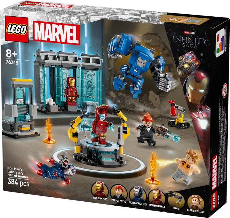 LEGO Marvel Iron Man's Laboratory: Hall of Armour 76315