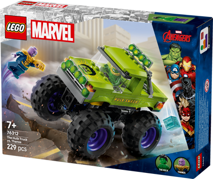 LEGO&reg; Marvel The Hulk Truck vs. Thanos (76312)
