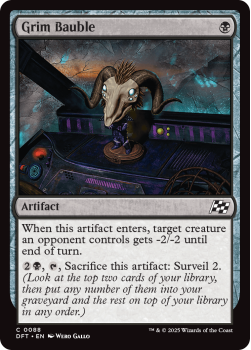 Grim Bauble single card from Magic the Gathering
