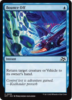 Bounce Off single card from Magic the Gathering