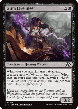 Grim Javelineer (FOIL) single card from Magic the Gathering