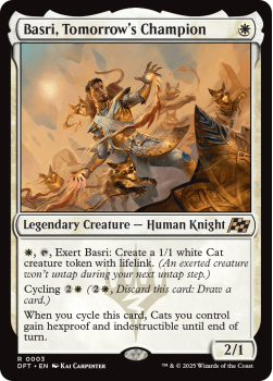 Basri, Tomorrow's Champion (FOIL) single card from Magic the Gathering