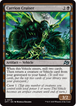 Carrion Cruiser (FOIL) single card from Magic the Gathering