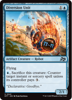 Diversion Unit (FOIL) single card from Magic the Gathering