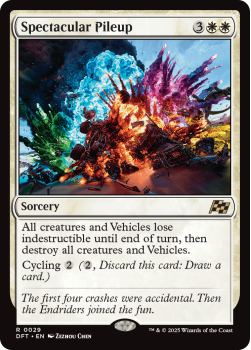 Spectacular Pileup single card from Magic the Gathering